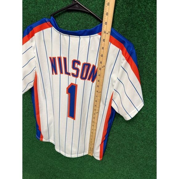 New York Met's Giveaway Mookie Wilson Vtg/Retro style Jersey Sz Medium Unisex - Picture 4 of 6
